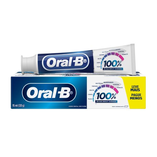 Crema Dental ORAL-B 100% Caja 1un x 95ml
