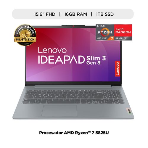 Laptop LENOVO IdeaPad Slim3 15ABR8 15.6" AMD Ryzen 7 5825U 16GB 1TB SSD
