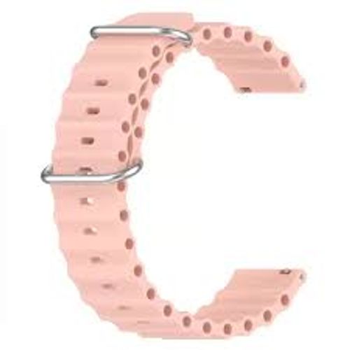 CORREA SILICONA CORRUGADA PARA SAMSUNG WATCH 4-5 (20MM) ROSADO