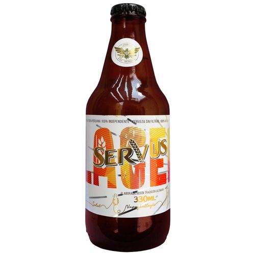 Cerveza SERVUS Lager Botella 330ml