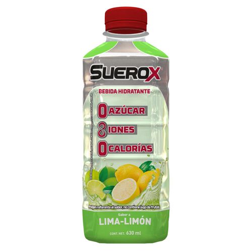 Bebida Rehidratante SUEROX Lima y Limón Botella 630ml