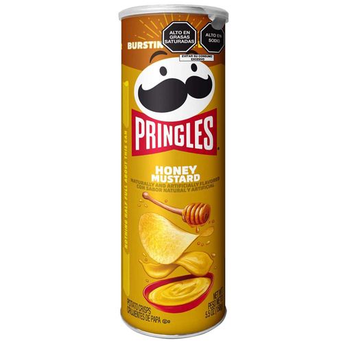 Papas PRINGLES Honey Mustard Lata 158g