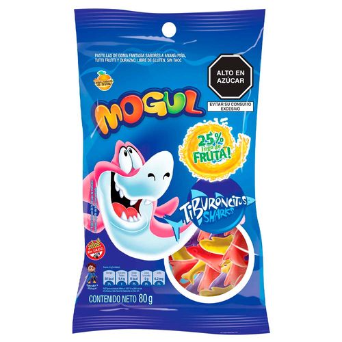 Gomas MOGUL Tiburoncitos Bolsa 80g