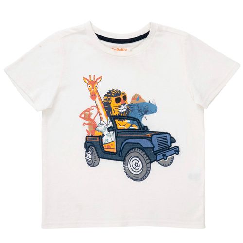 Polos manga corta Bordado animal Niño EUREKA
