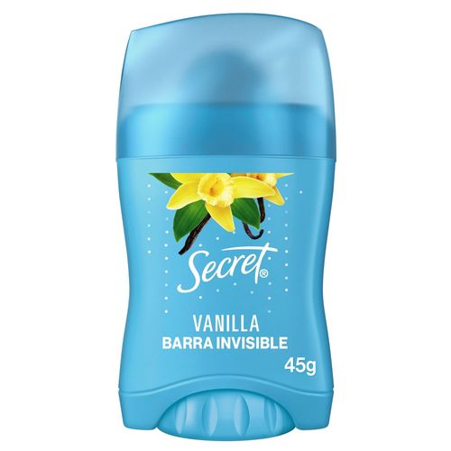 Desodorante en Barra SECRET Vainilla Frasco 45g