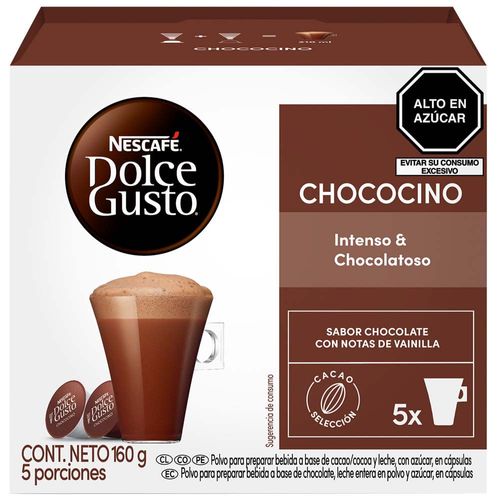 Cápsulas NESCAFÉ Dolce Gusto Chococcino 160g