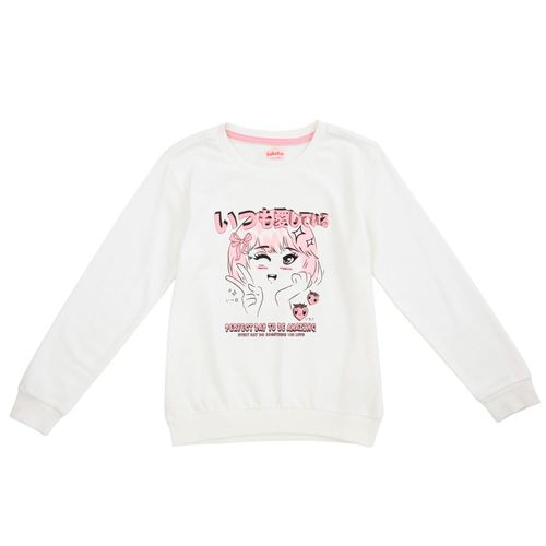 Polerones Manga Larga Printeada Teen Niña EUREKA