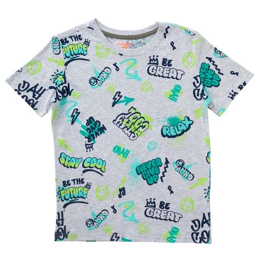 Polos manga corta Full Print Teen Niño EUREKA