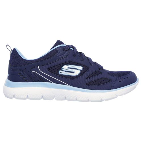 Zapatillas Running Skechers Mujer Summits 12982-Nvbl. Azul
