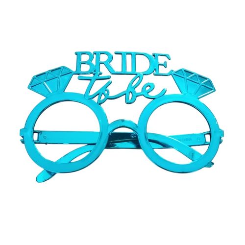 Lentes bride turquesa para la novia despedida de soltera