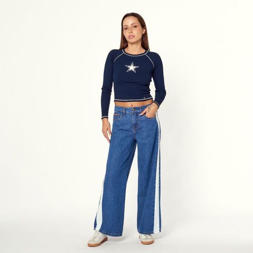 Jean Mujer Milk Franja