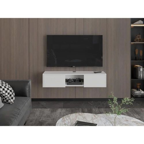 Panel Tv 65" Gleid 2 Puertas - Blanco