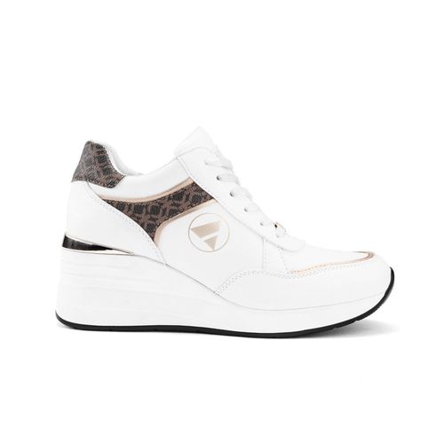 Zapatillas Urbanas Via Uno Mujer Ss-5799 Blanco