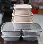 Tuppers-contenedor-de-alimentos-3-tapers-diferente-Rectangular