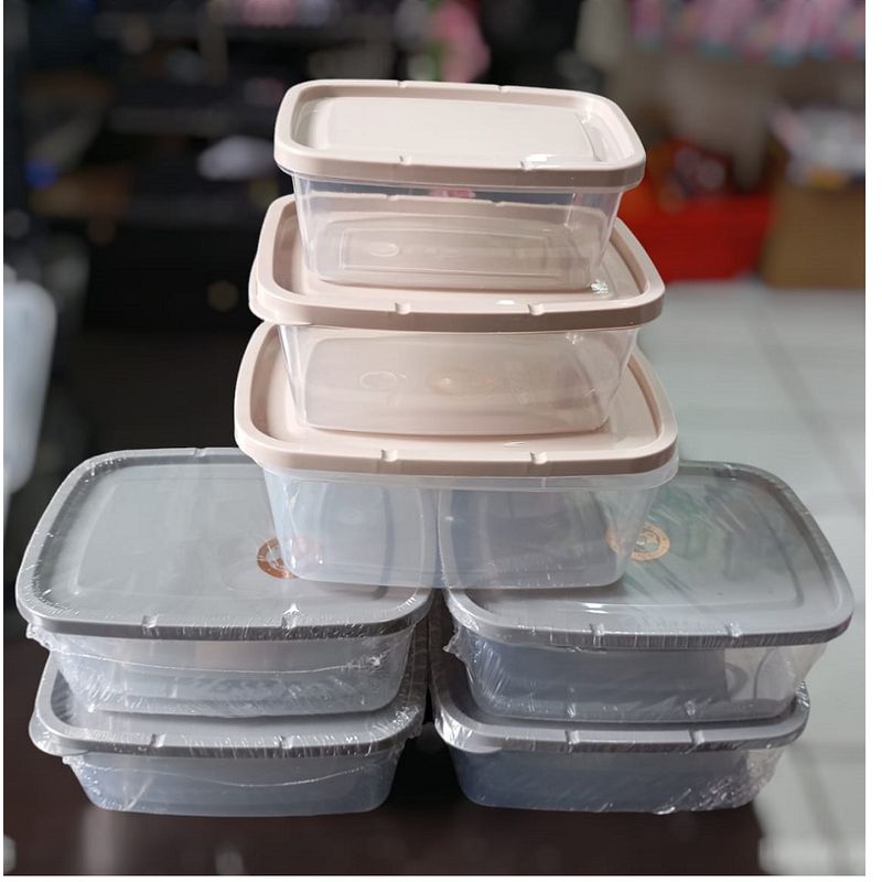 Tuppers-contenedor-de-alimentos-3-tapers-diferente-Rectangular