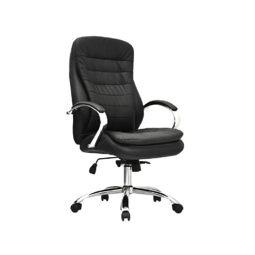 Silla Gerencial de Oficina Goliat color Negro Giratoria TU MESITA