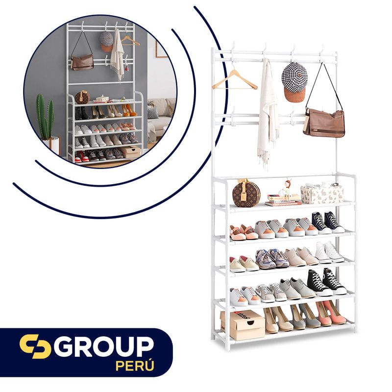 Perchero-Organizador-Multifuncional-con-Zapatera-5-Niveles-Aleatorio