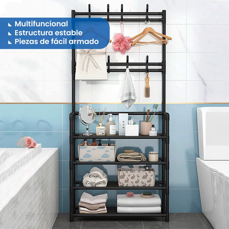 Perchero-Organizador-Multifuncional-con-Zapatera-5-Niveles-Aleatorio