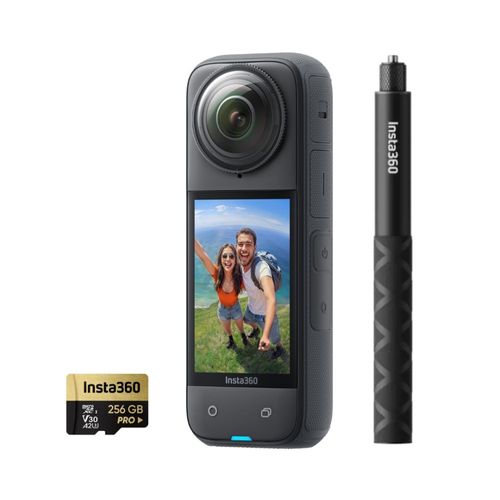 Insta360 X4 + Selfie Stick 114CM + Memoria 256GB Extreme Pro