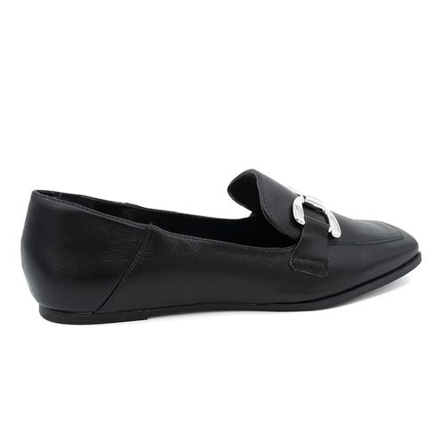 New Veneto Preto de Cuero negro taco de 1.5cm