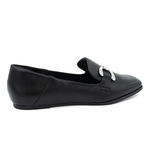 New Veneto Preto de Cuero negro taco de 1.5cm