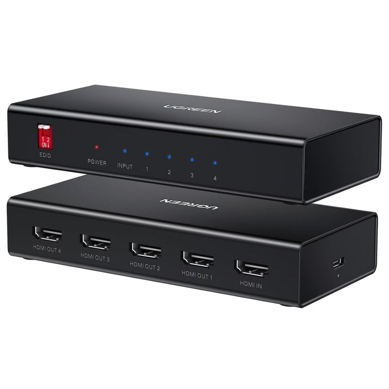 HDMI-Splitter-1x4-20-UGREEN-Full-Hd-4K-Multiplica-Señal-Conecta-4-tv
