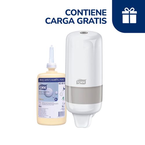 Dispensador Jabón Líquido Tork + Carga Gratis
