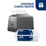 Dispensador-Servilleta-Plus-100-Tork-Gris---3-Cargas-Gratis