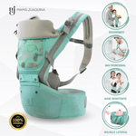 Canguro-para-Bebe-Ballenita-3-en-1-VERDE