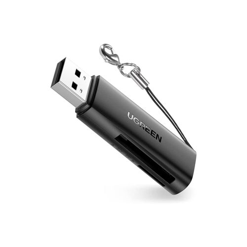 Lector de Tarjetas Ugreen 2 en 1 USB-A 3.0 a TF/SD Negro 60722