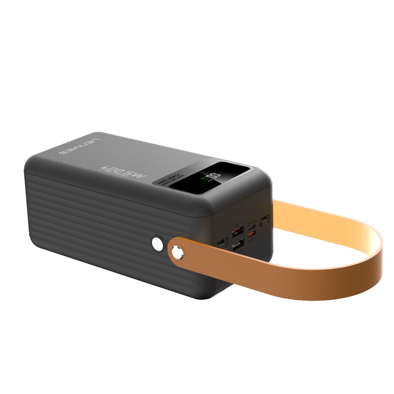 PowerBank-Lenyes-PX691-de-60000mAh-Carga-Rapida-225W-Pantalla-Digital-Triple-Salida---Cables-Integrados-Tipo-C-y-Lightning