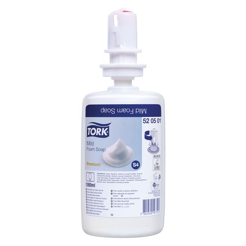 Jabón en Espuma Suave Tork x 1000 Ml.