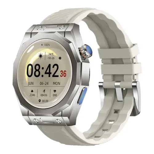 SMARTWATCH Z83 MAX PANTALLA AMOLED PLATA