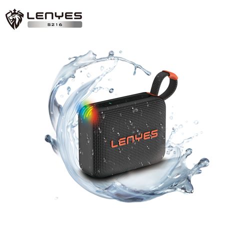 Parlante Bluetooth Lenyes S216  Compacto, Potente, Resistente al Agua, Batería de Larga Duración y S
