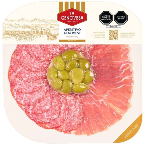 Aperitivo Genovese LA GENOVESA Paquete 180g