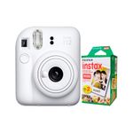 Camara-Fujifilm-Instax-Mini-12-Blanco-Arcilla-Pack-de-Pelicula-x20