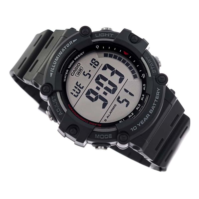 Reloj-Casio-AE-1500WH-1AV-Digital-Cronometro-Alarma-Fecha-Luz-Negro