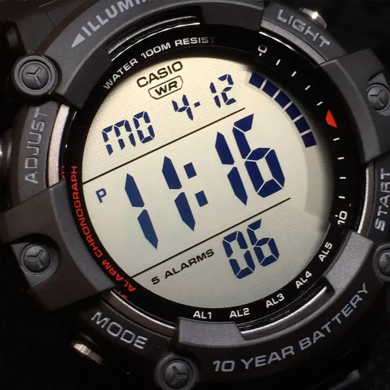 Reloj-Casio-AE-1500WH-1AV-Digital-Cronometro-Alarma-Fecha-Luz-Negro