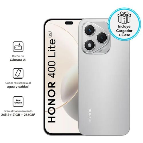 Celular Honor 400 Lite 12GB 256GB 6.7" Amber-N33D Velvet Grey