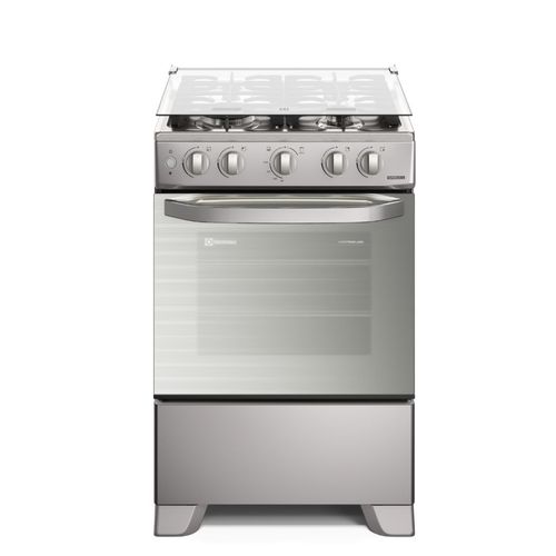 Cocina Electrolux 4 Quemadores Efficient VaporBake y Triple Llama Silver (FE4PMR)