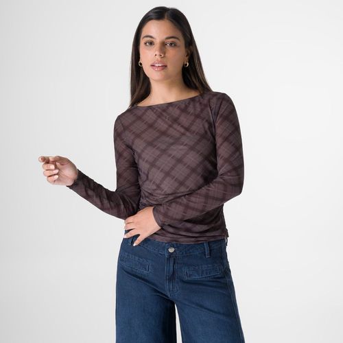 Polo Mujer Squeeze Mesh Print