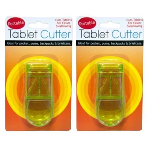 Packx2 Partidor de Pastillas Con Almacenamiento