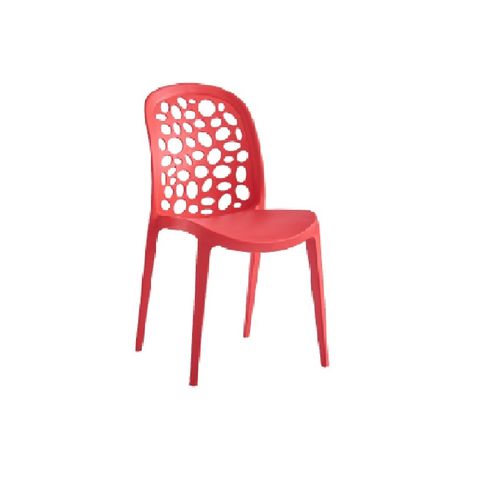 Silla Clásica de Comedor Odisey color Rojo TU MESITA