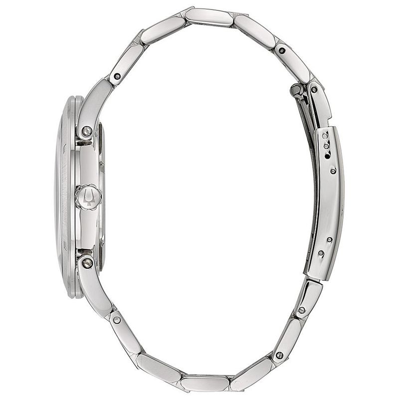 Reloj-Bulova-96B220-Fecha-Acero-Inoxidable-Plateado-Azul