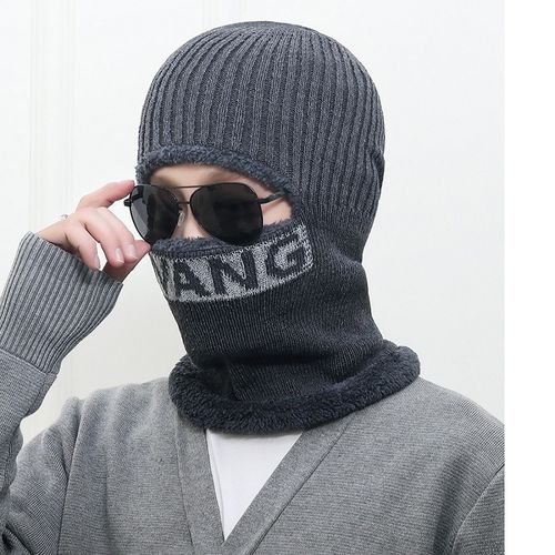 Gorra con cuellera pasamontaña Wong - gris