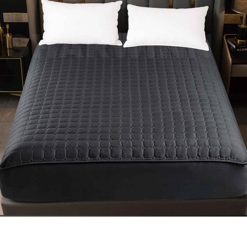 Protector de colchón funda para cama impermeable 1,5 plazas - Gris