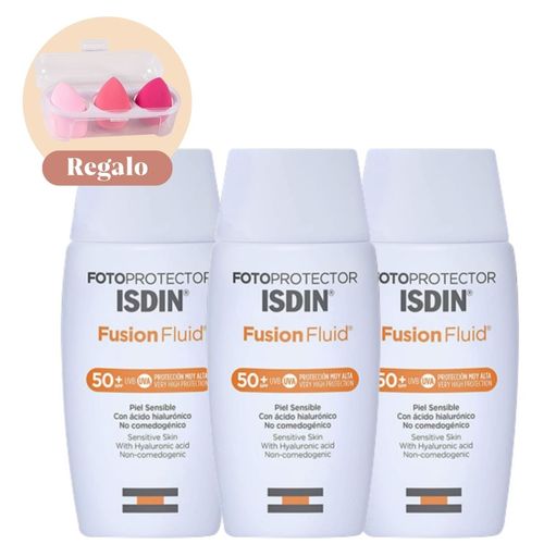 Trio Fotoprotector ISDIN Fusión Fluid SPF50 + 50ml