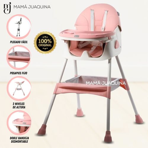 Silla de comer «HI DALI» Rosa