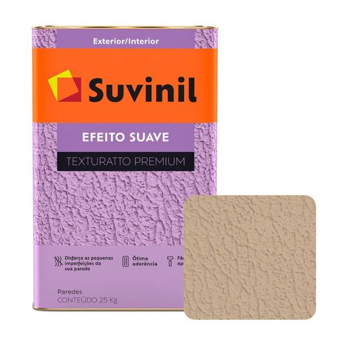 Pintura Texturado Suvinil efecto Suave Gamuza 22kg
