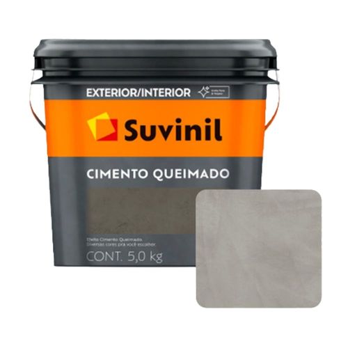 Pintura Cemento Quemado Suvinil Tunel de Concreto 5kg